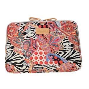 Lisen colorful paisley laptop sleeve with zip